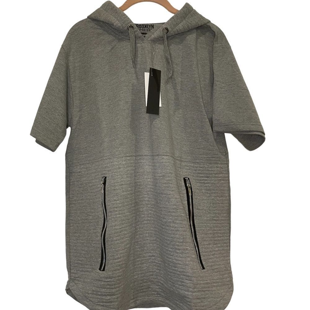 Brooklyn Xpress Short Sleeve Hoodie Shirt - M